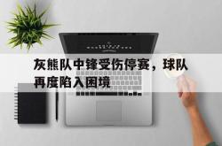 乐鱼官网在线注册入口-灰熊队中锋受伤停赛，球队再度陷入困境